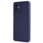 M.TK moveteck Samsung Galaxy A06 Kılıf Yumuşak Renkli Lansman Silikon Kamera Korumalı Çıkıntılı Kenarlı 3d coffe, Lacivert, Tek Ebat, viera-a06-lacivert