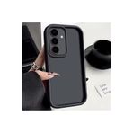 M.TK moveteck Samsung Galaxy A16 Kılıf Yumuşak Renkli Lansman Silikon Kamera Korumalı Kenarları Çıkıntılı 3D Coffe, Siyah, Tek Ebat, viera-a16-siyah
