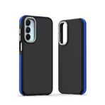 M.TK moveteck Samsung Galaxy A25 Kılıf Metal Kamera Korumalı Sökülebilir Renkli Tuşlu Kenarları Tırtıklı Arka Mat, Lacivert, Tek Ebat, harvel-a25-laci