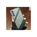 M.TK moveteck Samsung Galaxy A25 Kılıf Tam Kamera Korumalı Metalik Parlak Renkli Kenar Yumuşak Silikon Kapak, Yeşil, Tek Ebat, razer-a25-yeşil