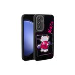 M.TK moveteck Samsung Galaxy M34 Kılıf Sevimli Ayıcık Tasarımlı Karakterli Kabartmalı 3Boyutlu Yumuşak Silikon, Siyah, Tek Ebat, amas-M34-siyah