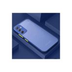 M.TK moveteck Samsung Galaxy S23 Fe Kılıf Kamera Lens Korumalı Arkası Mat Sert Silikon Tuşları Renkli Military Buz, Lacivert, Tek Ebat, hux-S23fe-laci13