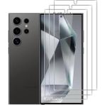 M.Tk Moveteck Samsung Galaxy S24 Ultra Uyumlu Ekran Koruyucu Temperli Cam Nano Şeffaf Micro - Anti-Oil Buff Glass