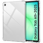 M.TK Moveteck Samsung Galaxy Tab A11+ Plus 2025 Tablet Kılıfı Köşe Korumalı Antişok Şeffaf Silikon Kapak SM-X230 X235 X236 - Galaxy Tab A11 Plus