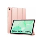 m.tk moveteck Samsung Galaxy Tab A11/A9 8.7 inç ile Uyumlu Tablet Kılıfı, Smart Uyku Modlu, Katlanabilir, Rose Gold