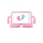 m.tk moveteck Samsung Galaxy Tab S9 ve S9 FE 11 inç ile Uyumlu Renkli Emoji Standlı Çocuk Tablet Kılıfı, Açık Pembe