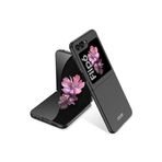M.TK moveteck Samsung Galaxy Z Flip 6 Kılıf Ultra İnce Renkli Sert Kıpta Kapak Mat Parmak izi Yapmaz Katlanabilir, Siyah, Tek Ebat, sertkıptakapak-flip6-siyah