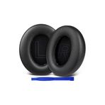 m.tk moveteck Soundcore Q20 /Q20+/Q20i/Q20BT Life 2 ile Uyumlu Suni Deri Kulaklık Pedi Kulaklık Süngeri + Takma Aparatı SET