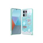 M.TK moveteck Xiaomi Redmi Note 13 Pro 5G Kılıf Emoji Ayıcık Desenli Kabartmalı Karakterli Figürlü Parlak Coffe, Yeşil, Tek Ebat, cevze-13pro5g-yeşil
