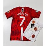 M.unitedd Moskova 2008 Sezonu Cristiano Ronaldo Özel Konsept Çocuk Forması 4'lü Set (Armalı) - 5 - 6 Yaş