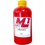 M1 Art Akrilik Boya 500 gr Ahşap Tuval Seramik Duvar taş - Kırmızı