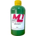 M1 Art Akrilik Boya 500 gr Ahşap Tuval Seramik Duvar taş - Yeşil