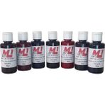 M1 Art Epoksi Ultra Pigment Pasta 50.gr x 7 Adet Opak & Transparan Sıvı Pigment Boya - KOYU SERİ