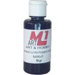 M1 Art Epoksi Ultra Pigment Pasta 50GR - Opak & Transparan Sıvı Pigment Boya - Akşam Mavisi