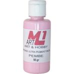 M1 Art Epoksi Ultra Pigment Pasta 50GR - Opak & Transparan Sıvı Pigment Boya - Pembe