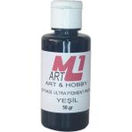 M1 Art Epoksi Ultra Pigment Pasta 50GR - Opak & Transparan Sıvı Pigment Boya - Yeşil