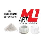 M1 ART HIZLI DONAN BETON HARCI BEYAZ 1 kg