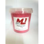 M1 Art Toz Pigment Boya Pembe 1.Kg -Epoksi Recine-Poliuretan Recine-Polyester Recine-Mum Boyasi