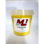 M1 Art Toz Pigment Boya Sarı 1.Kg -Epoksi Recine-Poliuretan Recine-Polyester Recine-Mum Boyasi