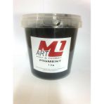 M1 Art Toz Pigment Boya Sıyah 1.Kg -Epoksi Recine-Poliuretan Recine-Polyester Recine-Mum Boyasi