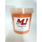 M1 Art Toz Pigment Boya Turuncu 1.Kg -Epoksi Recine-Poliuretan Recine-Polyester Recine-Mum Boyasi
