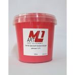 M1 Art Vernikli Ipek Soft Yenime Boyası 1000.ML-MOBILYA,FAYAS,MERMER,SERAMIK,CAM,BEYAZ Eşya Tüm Yüzeyler - Nar Çiçeği