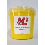 M1 Art Vernikli Ipek Soft Yenime Boyası 1000.ML-MOBILYA,FAYAS,MERMER,SERAMIK,CAM,BEYAZ Eşya Tüm Yüzeyler - Sarı