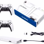 M15 PRO Retro Oyun Konsolu, 2 Kablosuz Oyun Konsolu, 64 GB, 20000 Oyun, 3D, HD, TV, PS1 HDMI 4K Emülatörleri, Arcade Oyunları, Çocuklar ve Yetişkinler için Hediye