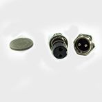 M16 2 Pin Dişi Konnektör