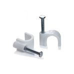 M178PK Kroşe-90 Adet/3 NO-7mm Çelik Çivili/Cat5/6/7/8 İç Ve Diç Mekan Ethernet Kablosu İçin Uygun (90)