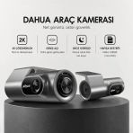 M1pro Full Hd 1080P G-Sensör Gece Görüş Destekli Döngüsel Kayıt Yapabilen Geniş Açılı Mobil Uygulamalı Araç İçi Kamera (Dahua Türkiye Garantili)