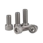 M2.5 x 4 MM M2.5X4 Paslanmaz Çelik Inox Silindir Başlı Imbus Alyan
