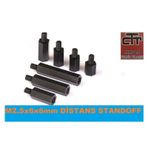 M2.5X6X6 MM Distans-Standoff Plastik Dişi-Erkek Yükselteç 50 Adet