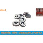 M2.6 Mini Pafta Hss Metrik Diş Açma