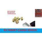 M2X3X3.5 MM Insert Somun-Çakma Somun