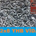 M2x8 Yhb Vida 100 Adet