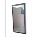 M3 Decorium 110x55cm Ahşap Çerçeveli Yaldızlı Kahverengi Cam Boy Aynası
