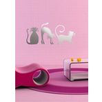 M3 Decorium 3 Kedi Dekoratif Ayna