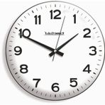 M3 Decorium 35cm Bombe Camlı Okunaklı Kalın Rakkamlı Kaliteli Duvar Saati