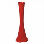 M3 Decorium 60 cm Kırmızı Devrilmez Dengeli Köşe Masa Uzun Fil Ayağı Cam Vazo