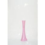 M3 Decorium 60 cm Uzun Desenli İşlemeli Pudra Pembe Fil Ayağı Köşe Vazosu