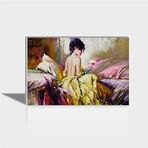 M3 Decorium 60x90 cm Yağlı Boyadan Çekilmiş Nü Canvas Tablo