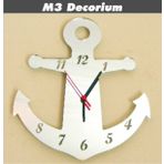M3 Decorium Anchor Çapa Dekoratif Ayna Saat