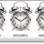 M3 Decorium Botanik 3lü Dünya Saati