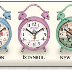 M3 Decorium Botanik Renkli 3lü Dünya Saati