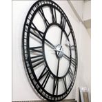M3 Decorium Çap 120 cm En Büyük Ebat Ferforje Görünümlü Dev Duvar Saati