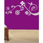 M3 Decorium Çiçek Dal Dekoratif Duvar Dolap Süs Aynası