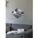 M3 Decorium Dikdörtgenler Dekoratif Duvar Dolap Süs Aynası