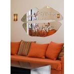 M3 Decorium Dudak Kuaför Güzellik Salonu Spor Salonu Duvar Kolon Dekoratif Aynası