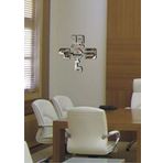 M3 Decorium Güçlü Kadranlar Dekoratif Ayna Saat